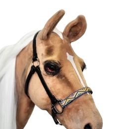 Szyty kantar dla hobby horse realistik